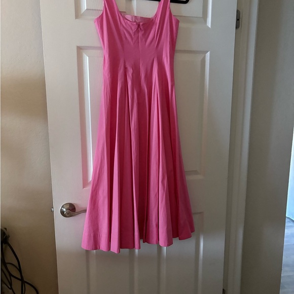 STAUD WELLES Pink Midi Dress - Picture 6 of 6